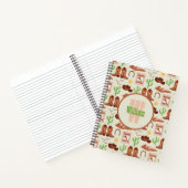 Carnet Campagne Boots Cowboy Stick Horse Désert Ouest (Intérieur)