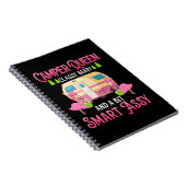 Carnet Camper Queen Classy Sassy Smart Drôle Femmes Fille (Côté Droit)