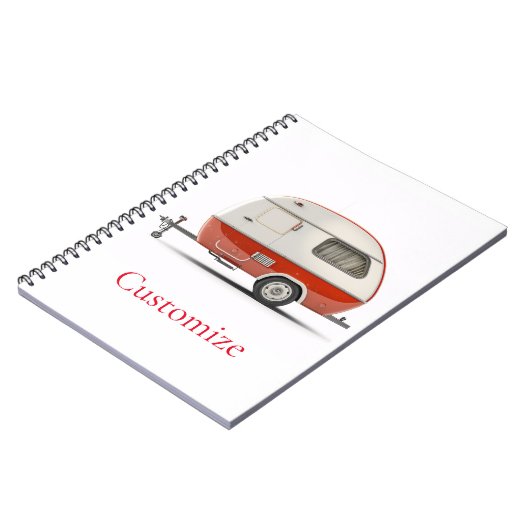 Carnet Camper Teardrop Classic Retro Thunder_Cove (Côté gauche)