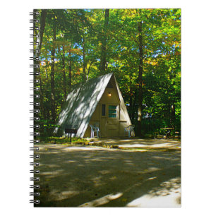 Carnet Camping à cadre A sauvage au terrain de camping