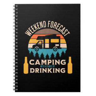 Carnet Camping Bière Avec Bière Anniversaire