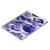 Carnet Camping Chasse Camping Camouflage bleu (Côté gauche)