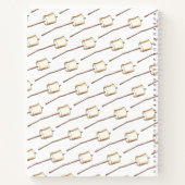 Carnet Camping d'été feu de camp de Marshmallow grillé (Dos)