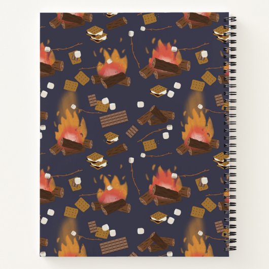 Carnet Camping Fire Outdoor Adventure & Marshmallows (Dos)
