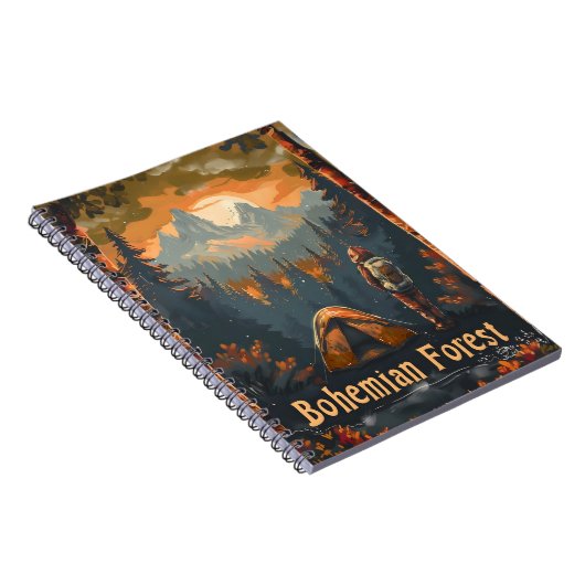 Carnet Camping forestier bohème (Côté Droit)