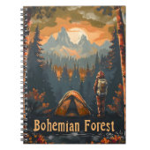 Carnet Camping forestier bohème (Devant)