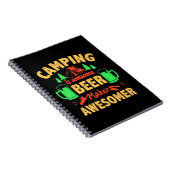 Carnet Camping is Awesome Beer Make it Awesomer-67688 (Côté Droit)