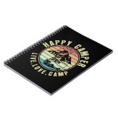 Carnet Camping - Live. Amour. Camp extérieur (Côté gauche)