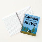 Carnet Camping Me Fait Me Sentir Vivant Camping (Intérieur)