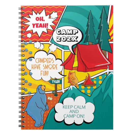 Carnet Camps de jour Pop Art pour enfants (Devant)