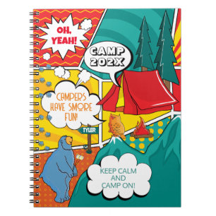 Carnet Camps d'été Pop Art pour enfants