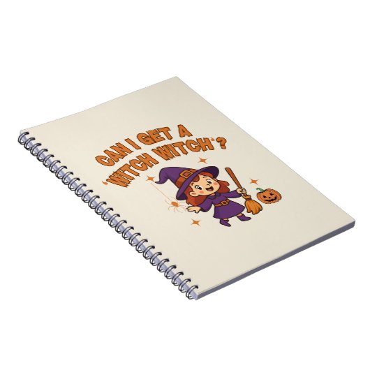 Carnet Can I Get a ‘Witch Witch’? Witchy Notebook (Côté Droit)