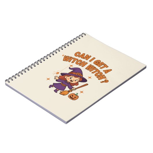 Carnet Can I Get a ‘Witch Witch’? Witchy Notebook (Côté gauche)