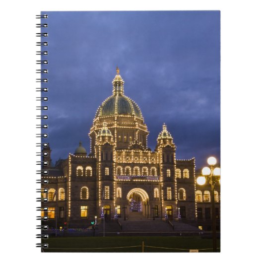 Carnet CANADA, Colombie-Britannique, Victoria. Soirée, (Devant)