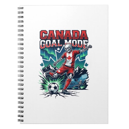 Carnet Canada Mode de but squelette attaquant nations dyn (Devant)