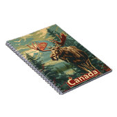 Carnet Canada Moose Vintage (Côté Droit)