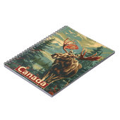 Carnet Canada Moose Vintage (Côté gauche)