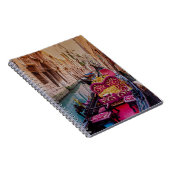 Carnet Canal avec gondole traditionnelle à Venise, Italie (Côté Droit)