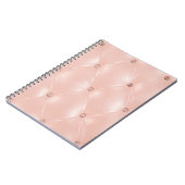 Carnet Canapé de luxe : Vieille Texture Rose (Côté gauche)
