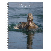 Carnet Canard avec bec ouvert (Devant)