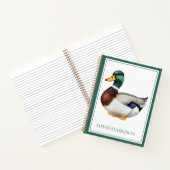 Carnet Canard colvert Préparé Personnalisé (Intérieur)