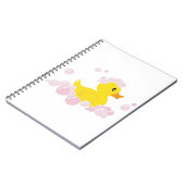 Carnet Canard dans des bulles roses (Côté gauche)