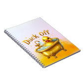 Carnet Canard de bain drôle (Côté Droit)