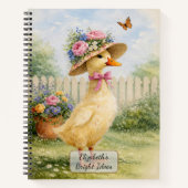 Carnet Canard de jardin vintage (Devant)