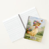 Carnet Canard de jardin vintage (Intérieur)