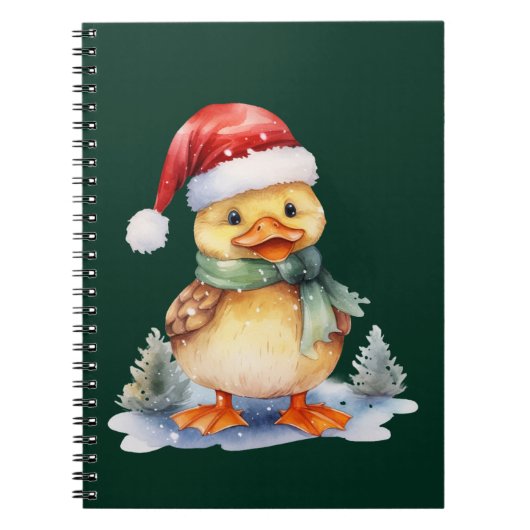Carnet Canard de Noël (Devant)