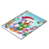 Carnet Canard de Noël coloré mignon (Côté gauche)