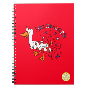 Carnet Canard drôle 4 juillet Enfants Mignon
