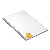 Carnet Canard en caoutchouc jaune (Côté Droit)