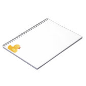 Carnet Canard en caoutchouc jaune (Côté gauche)