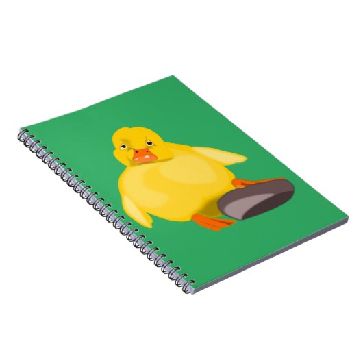 Carnet Canard jaune mignon (Côté Droit)