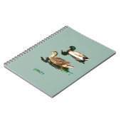 Carnet Canards colverts (Côté gauche)