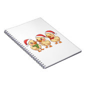 Carnet Canards de Noël Kawaii Mignons | Fêtes de fin d'an (Côté Droit)