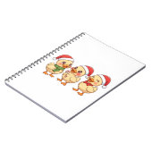 Carnet Canards de Noël Kawaii Mignons | Fêtes de fin d'an (Côté gauche)
