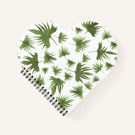 Carnet Canary Vine Feuilles (Devant)