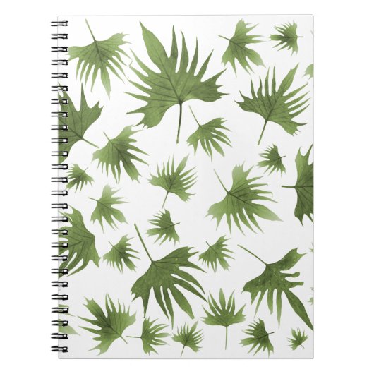 Carnet Canary Vine Feuilles (Devant)