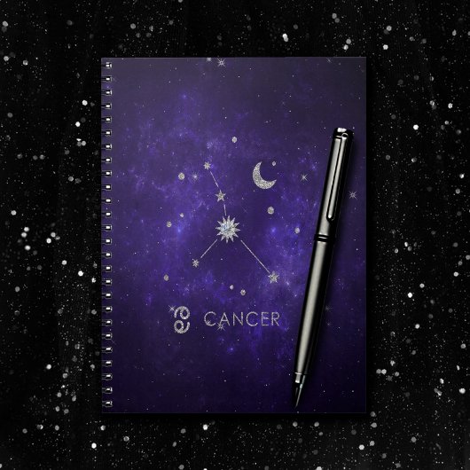Carnet Cancer du pourpre du zodiaque | Horoscope d'astrol