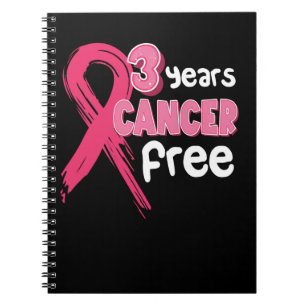 Carnet Cancer du sein 3 ans Sans cancer du sein rose Surv