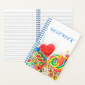 Carnet Candies colorées Fun et mignon (À l'intérieur)