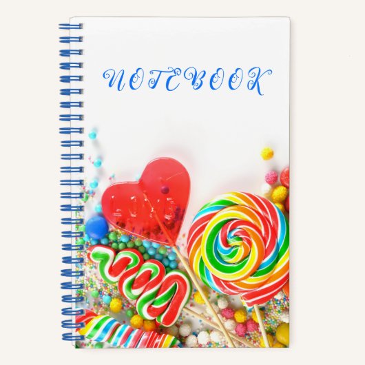 Carnet Candies colorées Fun et mignon (Recto)