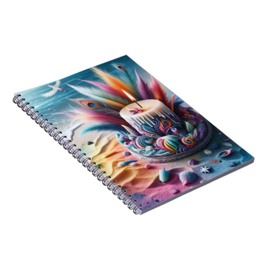 Carnet Candle Beach Feather (Côté Droit)