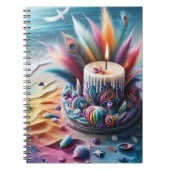 Carnet Candle Beach Feather (Devant)