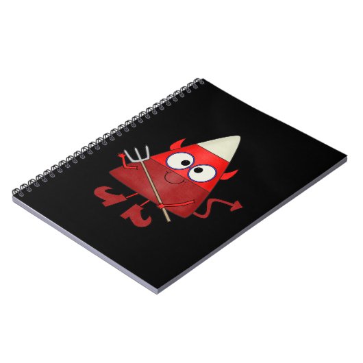 Carnet Candy Corn Devil Halloween (Côté gauche)