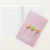 Carnet Candy Lollipop Minimaliste Plutôt (À l'intérieur)