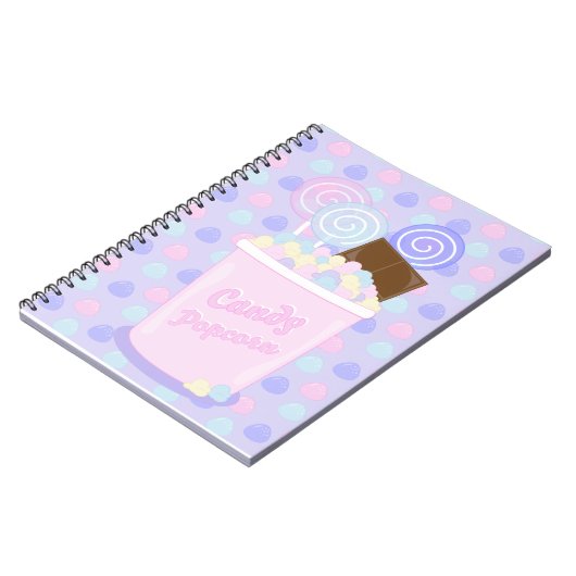 Carnet Candy Popcorn Planner (Côté gauche)