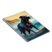 Carnet Cane Corso Beach Surf Peinture (Côté Droit)